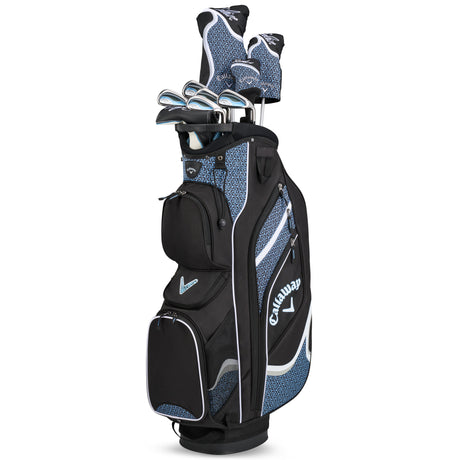 Callaway 2026 Solaire Damen Komplettset / Golfset, Blau / Schwarz, Rechtshand - Golflaedchen.de