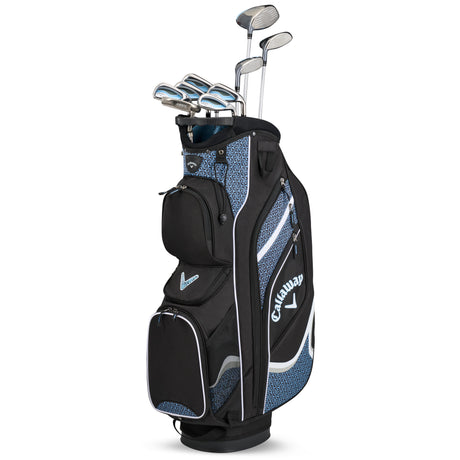 Callaway 2026 Solaire Damen Komplettset / Golfset, Blau / Schwarz, Rechtshand - Golflaedchen.de
