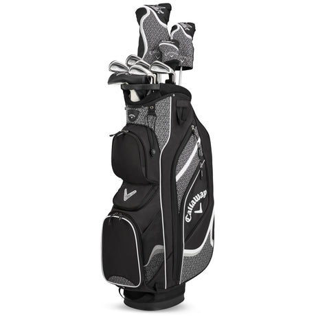 Callaway 2026 Solaire Damen Komplettset / Golfset, Schwarz / Grau, Rechtshand - Golflaedchen.de