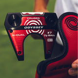 Odyssey Ai - DUAL 7 Cruiser 1/2 Ball Putter, DB, Rechtshand - Golflaedchen.de