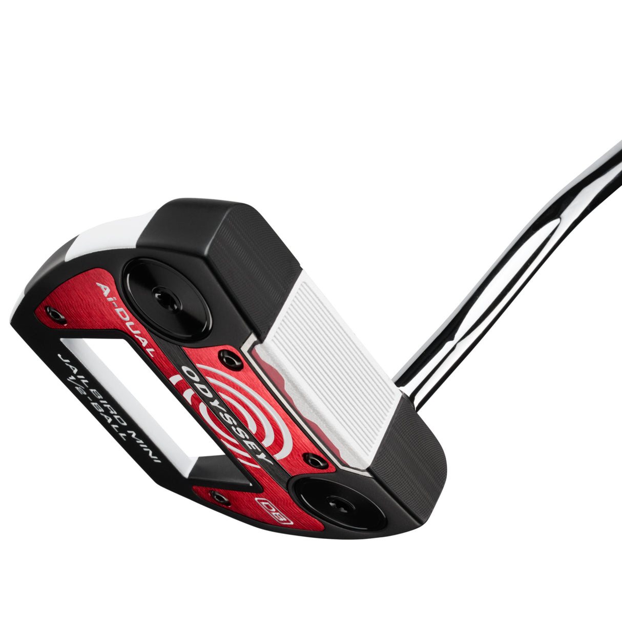 Odyssey Ai - DUAL Jailbird Mini 1/2 Ball Putter, DB, Rechtshand - Golflaedchen.de