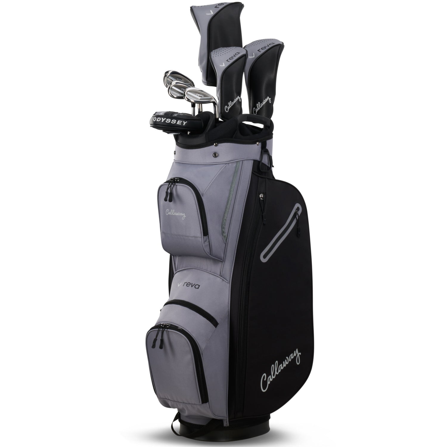 Callaway REVA 2026 Damen Komplettset / Golfset, Schwarz, Rechtshand, +0,5 inch länger - Golflaedchen.de