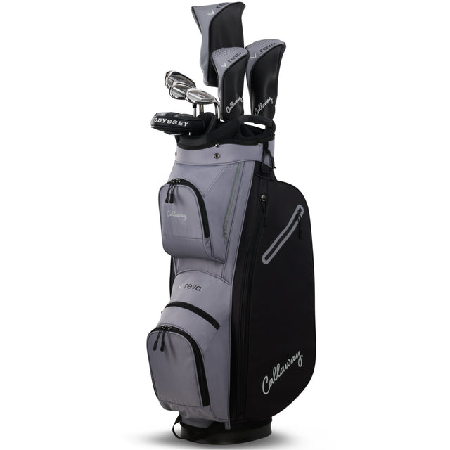 Callaway REVA 2026 Damen Komplettset / Golfset, Schwarz, Rechtshand, +0,5 inch länger - Golflaedchen.de