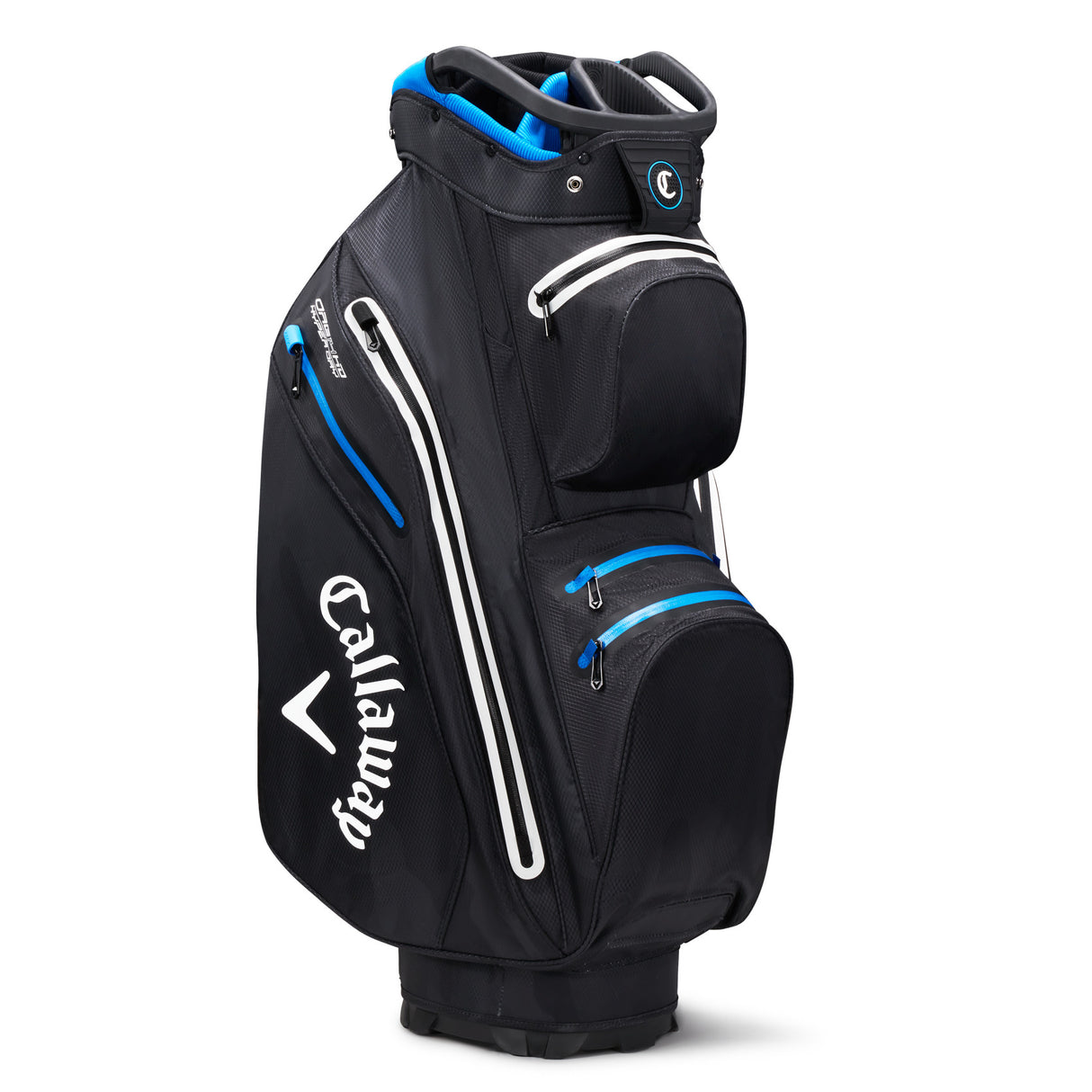 Callaway Org 14 HD Waterproof Cartbag, Schwarz Camo / Blau - Golflaedchen.de