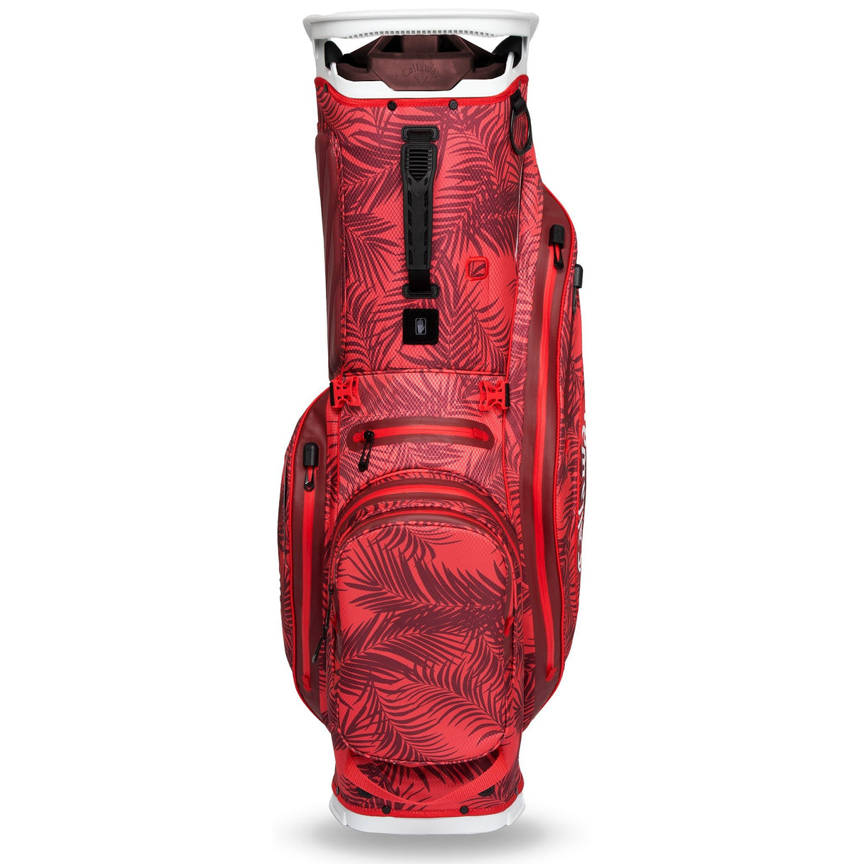 Callaway 2025 Fairway 14 HD Waterproof Standbag, Red Palms / Grey - Golflaedchen.de