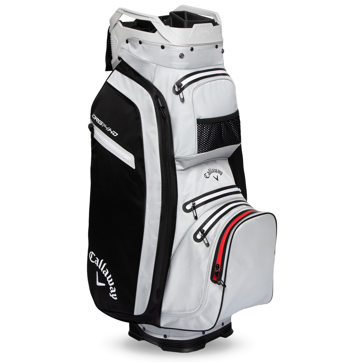 Callaway 2025 Org 14 HD Waterproof Cartbag, Schwarz / Hellgrau - Golflaedchen.de