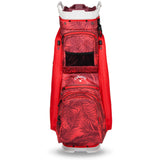 Callaway 2025 Org 14 HD Waterproof Cartbag, Red Palms / Light Grey - Golflaedchen.de