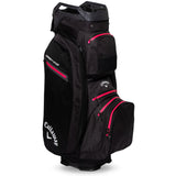 Callaway 2025 Org 14 HD Waterproof Damen Cartbag, Dunkelgrau / Schwarz / Pink - Golflaedchen.de