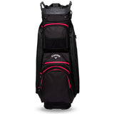 Callaway 2025 Org 14 HD Waterproof Damen Cartbag, Dunkelgrau / Schwarz / Pink - Golflaedchen.de