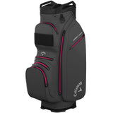 Callaway 2026 Org 14 HD Waterproof Damen Cartbag, Anthrazitgrau / Pink - Golflaedchen.de