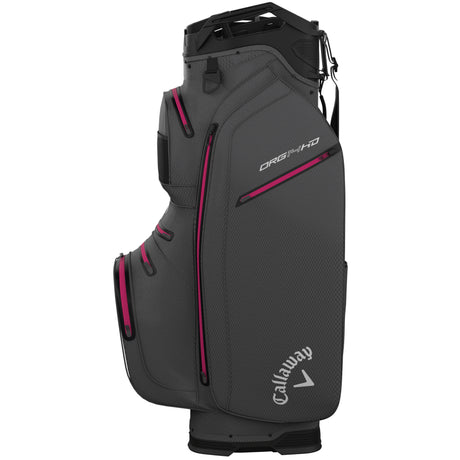 Callaway 2026 Org 14 HD Waterproof Damen Cartbag, Anthrazitgrau / Pink - Golflaedchen.de