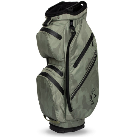 Callaway Chase Dry 14 Waterproof Cartbag, Green Camo - Golflaedchen.de