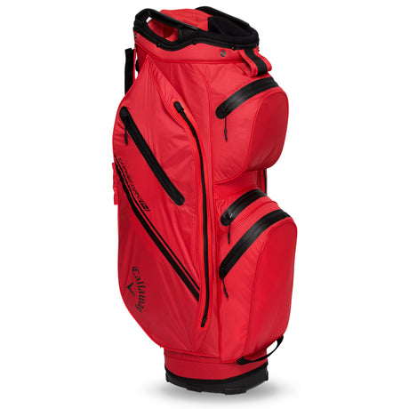 Callaway Chase Dry 14 Waterproof Cartbag, Red / Black - Golflaedchen.de