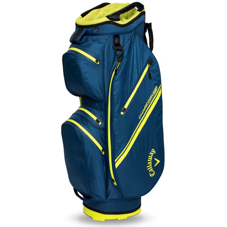 Callaway Chase Dry 14 Waterproof Cartbag, Navy / Yellow - Golflaedchen.de