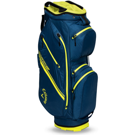 Callaway Chase Dry 14 Waterproof Cartbag, Navy / Yellow - Golflaedchen.de