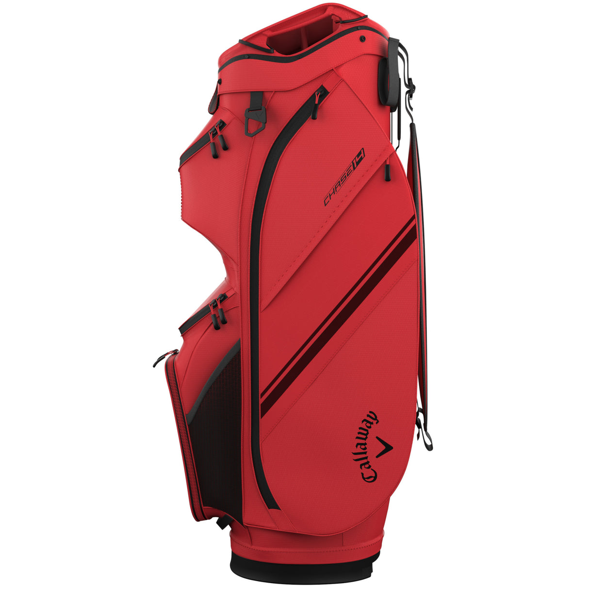 Callaway Chase 14 Cartbag, Red / Black - Golflaedchen.de