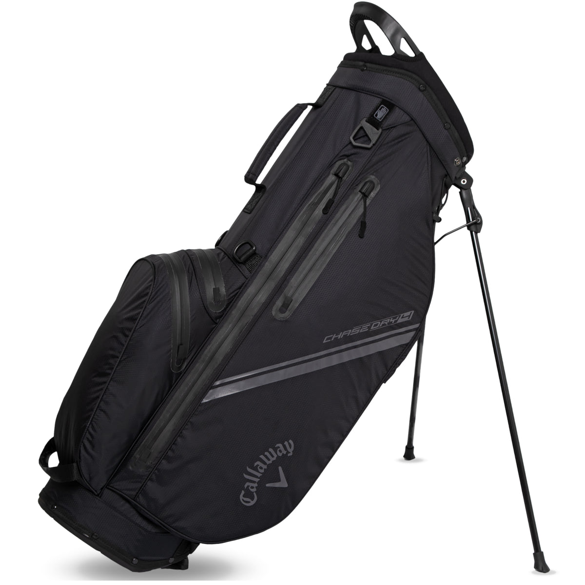 Callaway 2026 Chase Dry Waterproof Standbag, Black - Golflaedchen.de