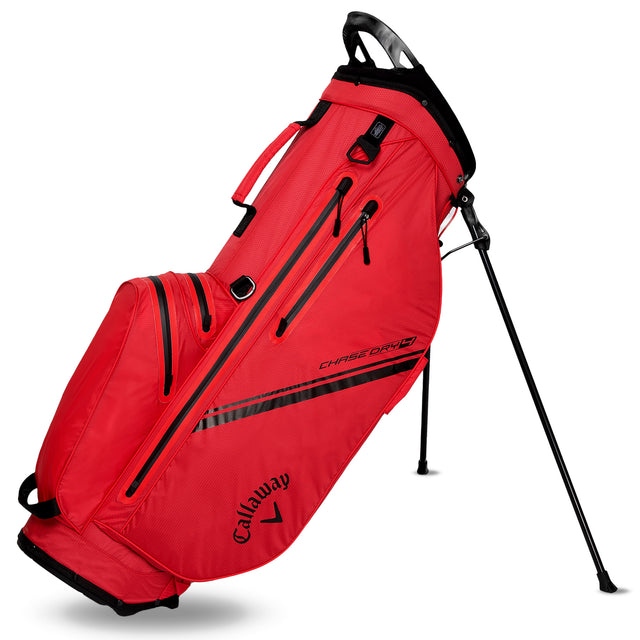 Callaway Chase Dry Waterproof Standbag, Red / Black - Golflaedchen.de