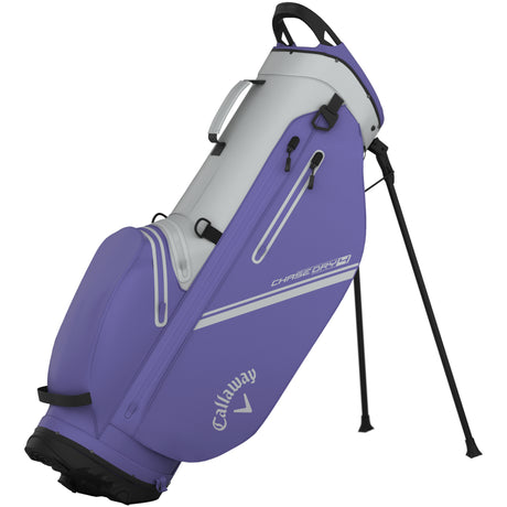 Callaway 2026 Chase Dry Waterproof Standbag, Silver / Purple - Golflaedchen.de