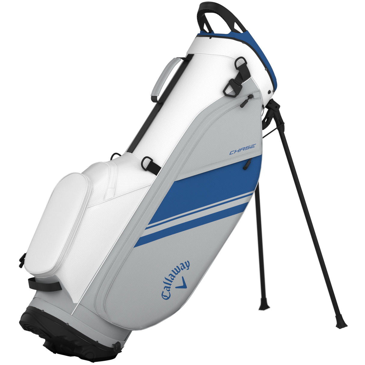 Callaway 2026 Chase Standbag, White / Silver / Royal - Golflaedchen.de