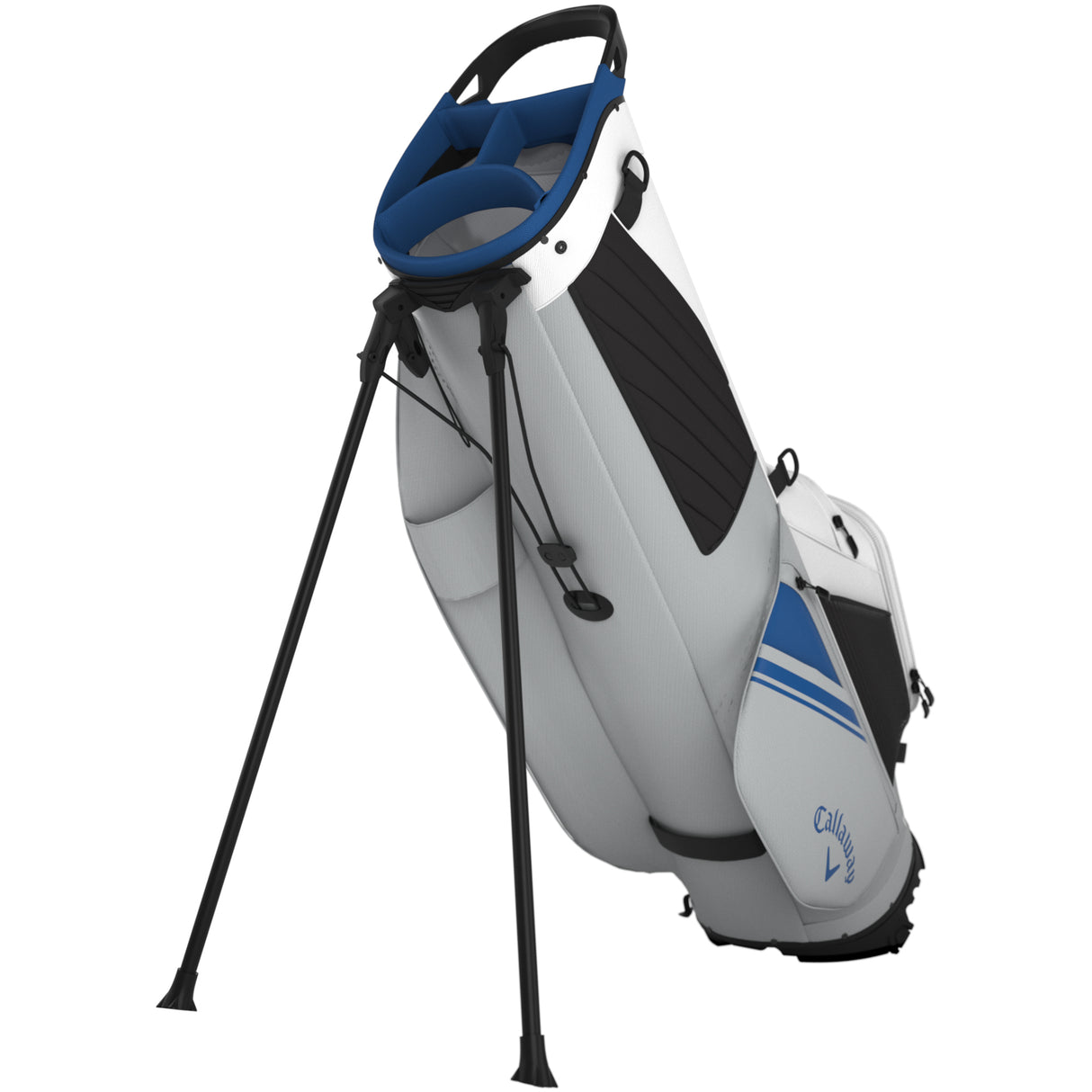 Callaway 2026 Chase Standbag, White / Silver / Royal - Golflaedchen.de