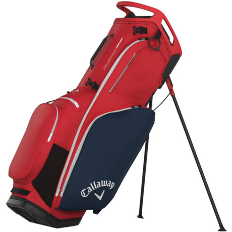 Callaway 2026 Fairway 14 HD Waterproof Standbag, Rot / Navy - Golflaedchen.de