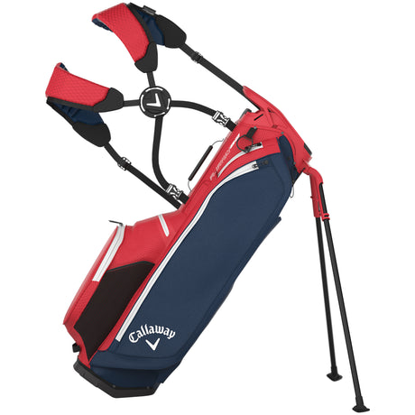 Callaway 2026 Fairway C HD Waterproof Standbag, Rot / Navy - Golflaedchen.de