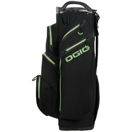 Ogio 2025 All Elements Silencer Waterproof Cartbag / Golfbag, Black - Golflaedchen.de