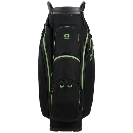 Ogio 2025 All Elements Silencer Waterproof Cartbag / Golfbag, Black - Golflaedchen.de