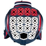 Ogio 2025 All Elements Silencer Waterproof Cartbag / Golfbag, Red / White / Blue - Golflaedchen.de