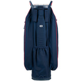 Ogio 2025 All Elements Silencer Waterproof Cartbag / Golfbag, Red / White / Blue - Golflaedchen.de