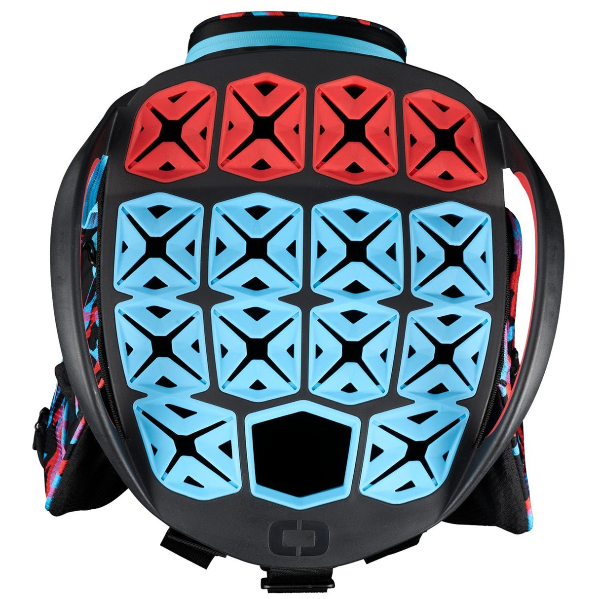 Ogio 2025 All Elements Silencer Waterproof Cartbag / Golfbag, Tropical Punch - Golflaedchen.de