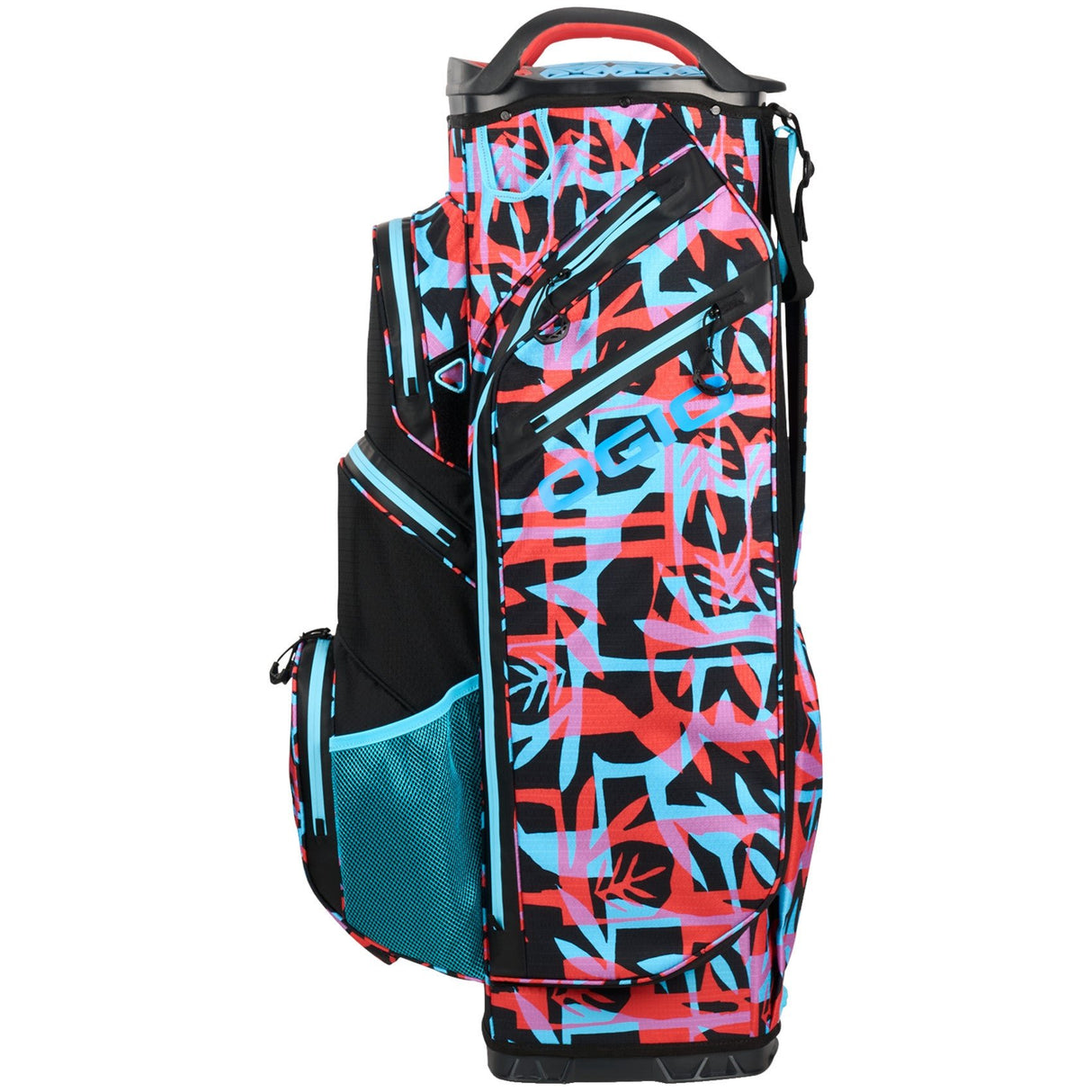 Ogio 2025 All Elements Silencer Waterproof Cartbag / Golfbag, Tropical Punch - Golflaedchen.de