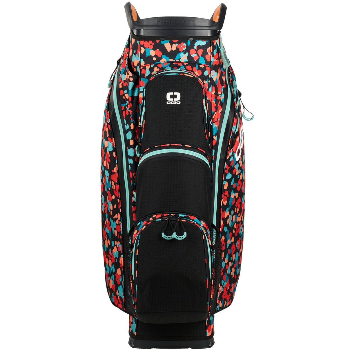 Ogio 2025 All Elements Silencer Waterproof Cartbag / Golfbag, Confetti - Golflaedchen.de
