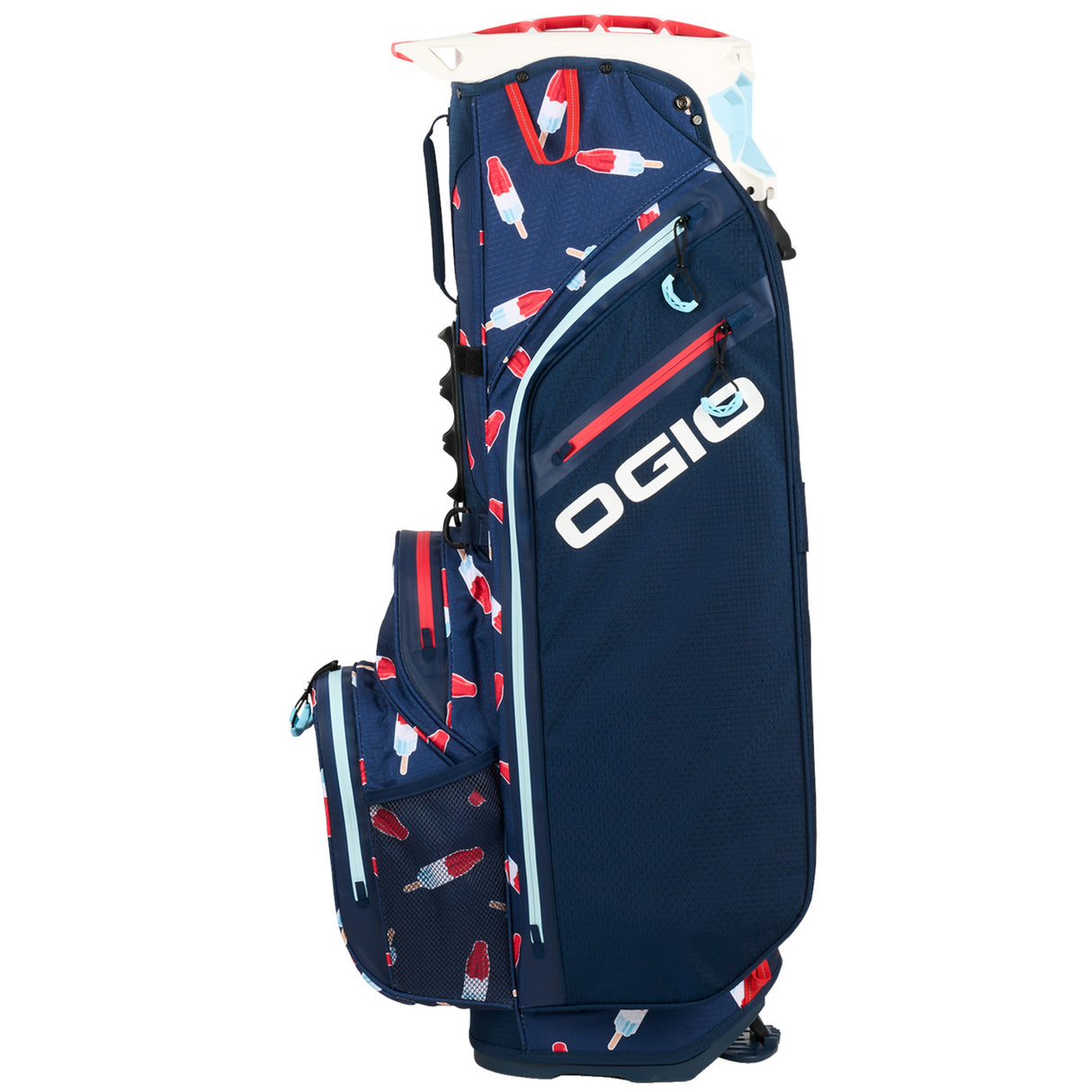 Ogio 2025 All Elements Hybrid Waterproof Standbag, Rocket Pop - Golflaedchen.de