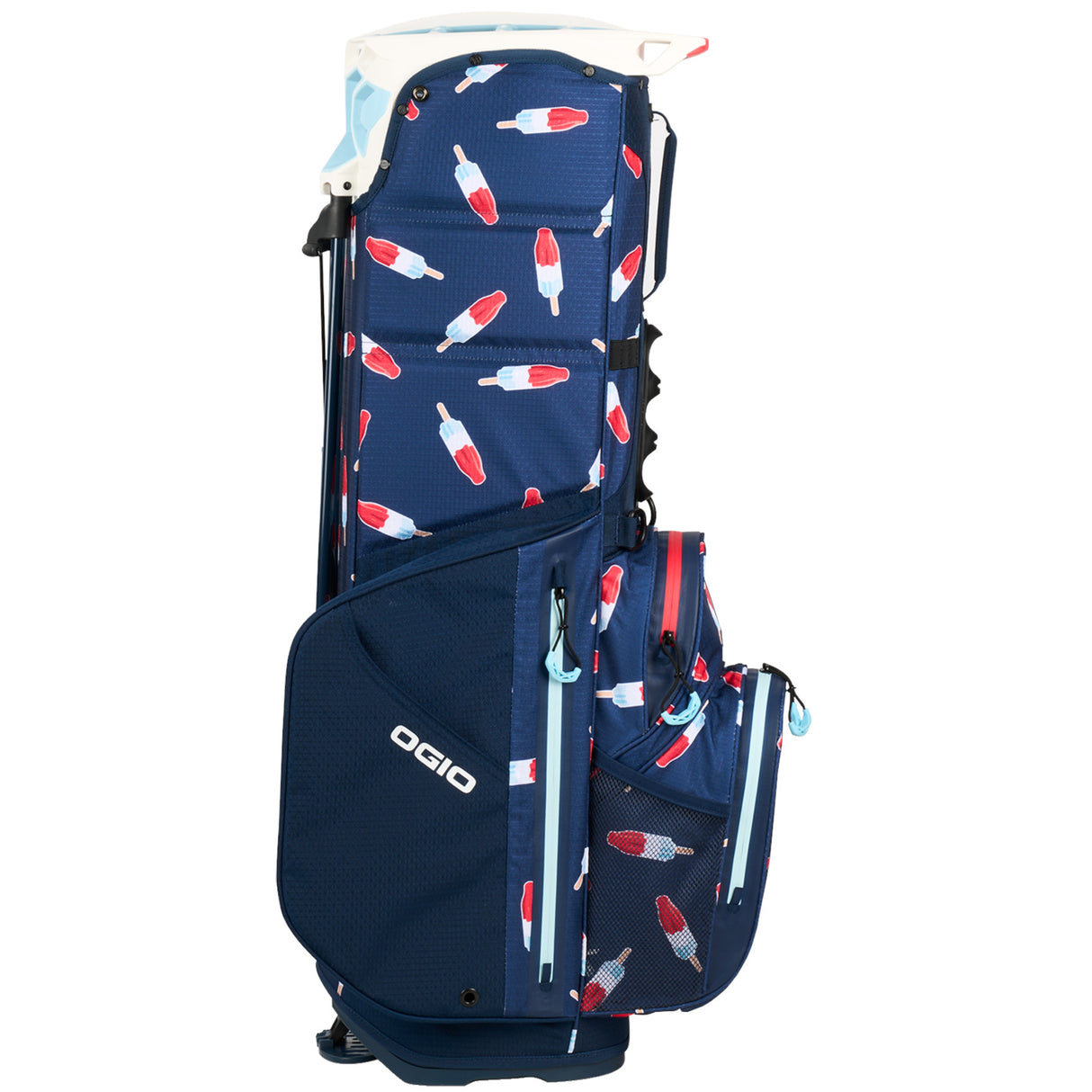 Ogio 2025 All Elements Hybrid Waterproof Standbag, Rocket Pop - Golflaedchen.de