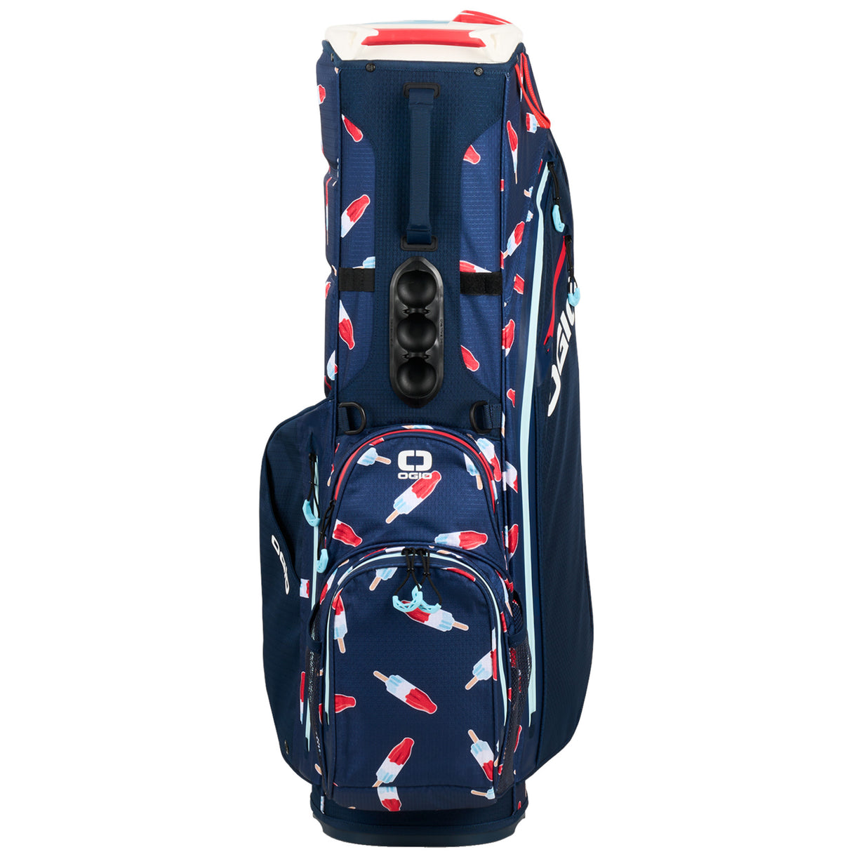 Ogio 2025 All Elements Hybrid Waterproof Standbag, Rocket Pop - Golflaedchen.de