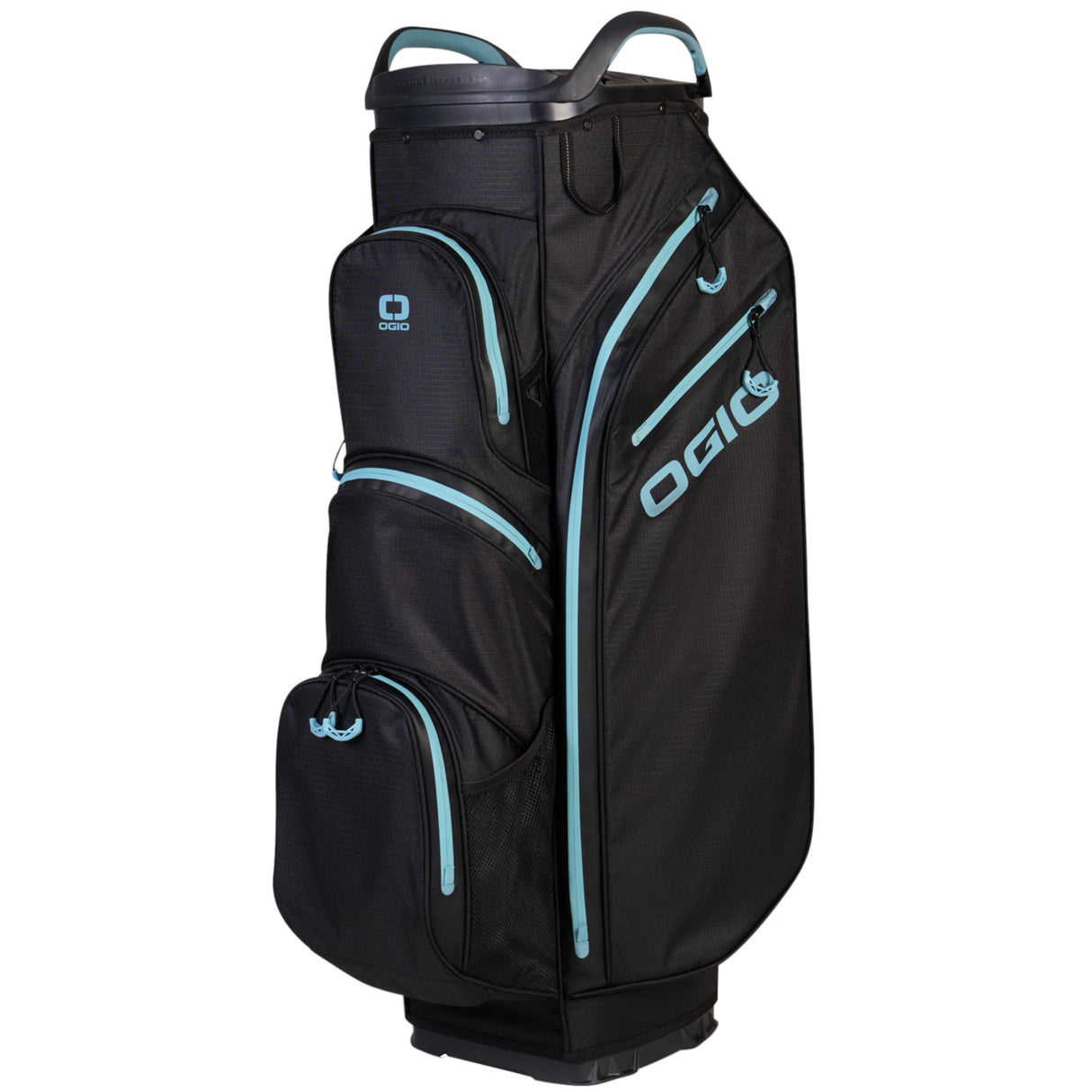 Ogio 2026 All Elements Silencer Waterproof Cartbag / Golfbag, Black - Golflaedchen.de