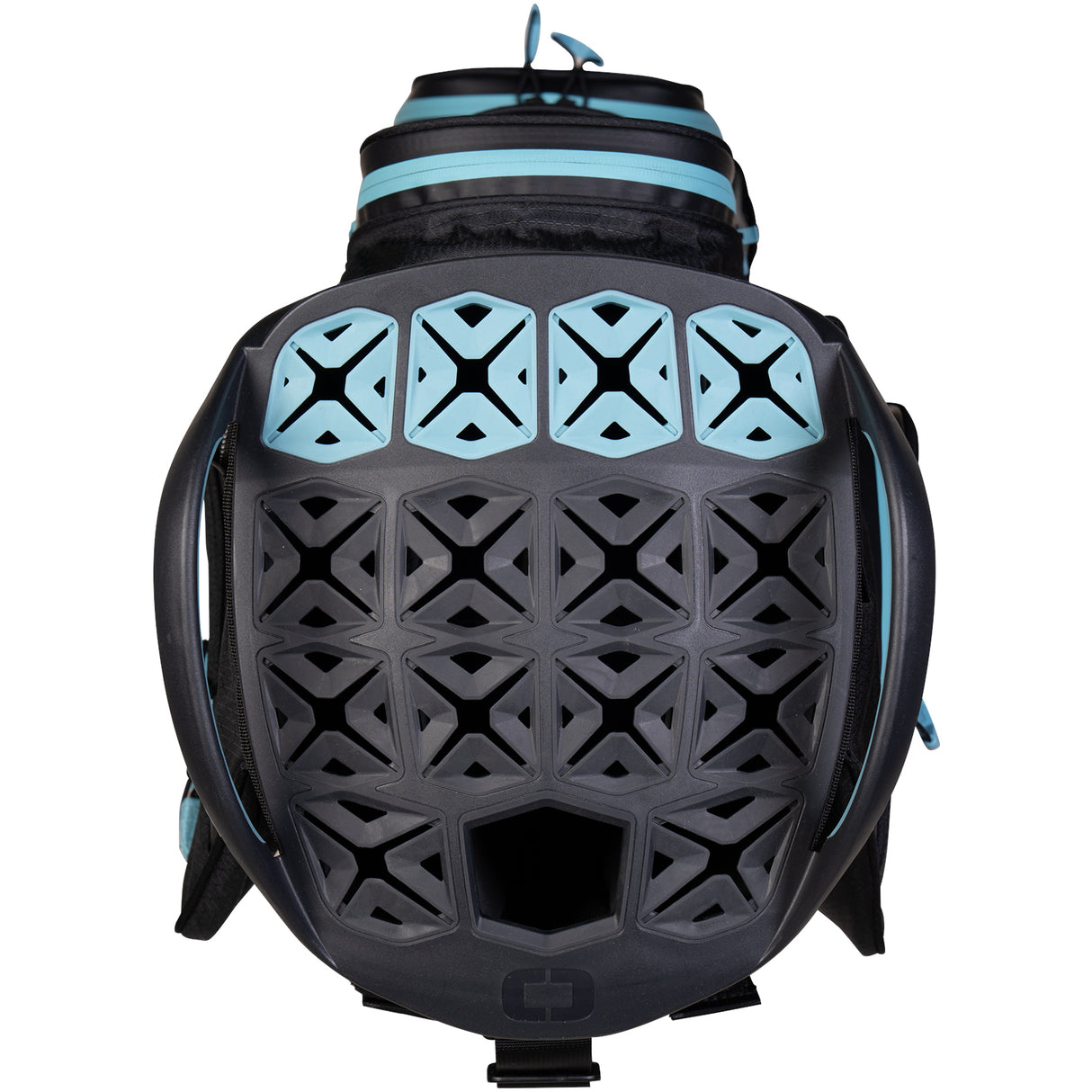 Ogio 2026 All Elements Silencer Waterproof Cartbag / Golfbag, Black - Golflaedchen.de
