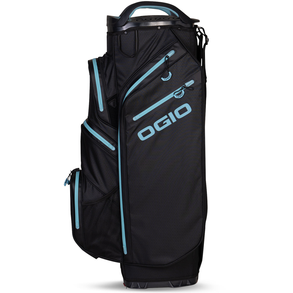 Ogio 2026 All Elements Silencer Waterproof Cartbag / Golfbag, Black - Golflaedchen.de