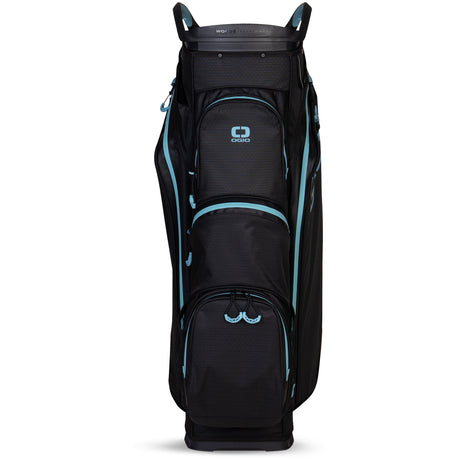 Ogio 2026 All Elements Silencer Waterproof Cartbag / Golfbag, Black - Golflaedchen.de