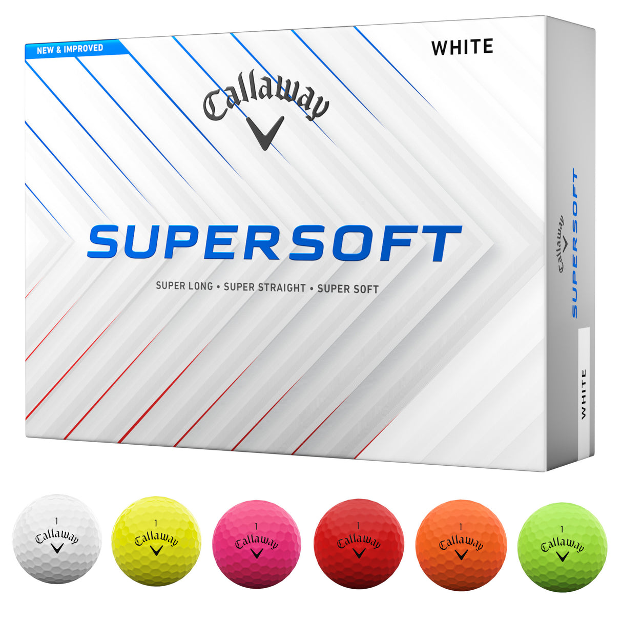 Callaway 2026 SuperSoft Golfbälle, 12 Stück - Golflaedchen.de