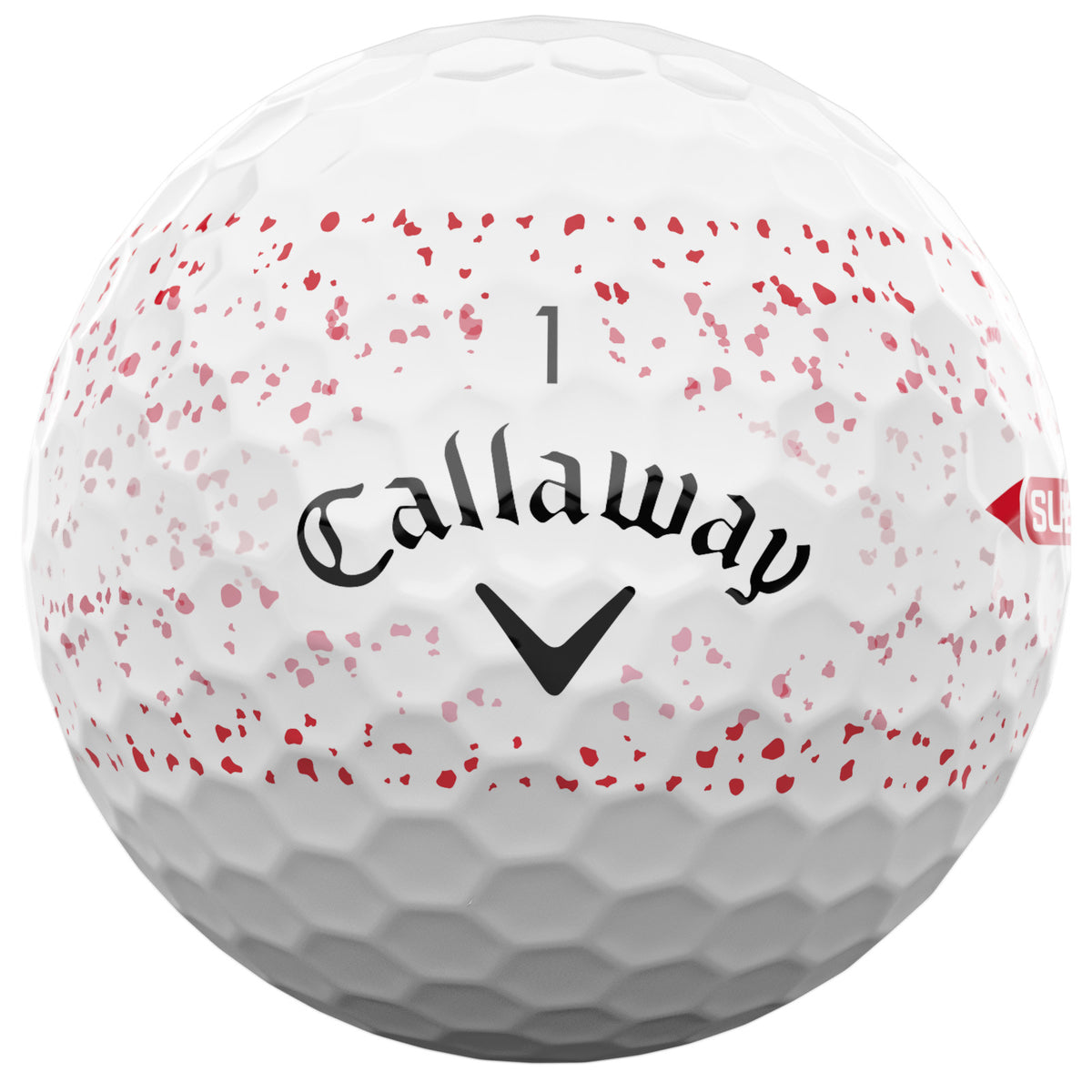 Callaway 2026 SuperSoft 360 Splatter Golfbälle, 12 Stück - Golflaedchen.de