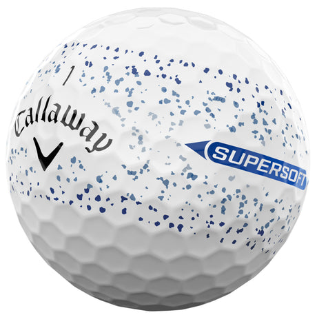 Callaway 2026 SuperSoft 360 Splatter Golfbälle, 12 Stück - Golflaedchen.de