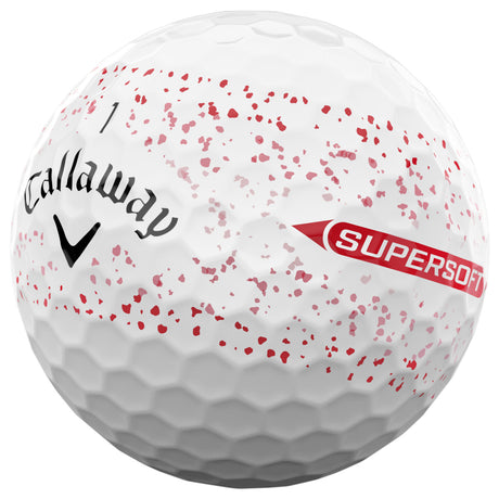 Callaway 2026 SuperSoft 360 Splatter Golfbälle, 12 Stück - Golflaedchen.de