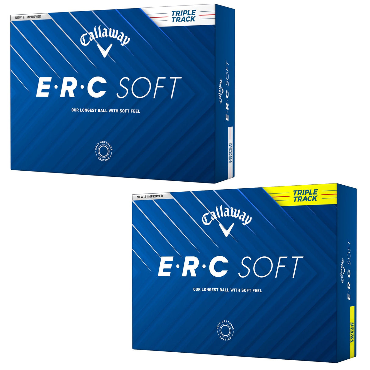 Callaway 2026 E.R.C Soft Triple Track Golfbälle, 12 Stück - Golflaedchen.de