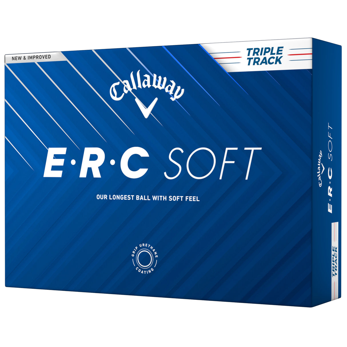 Callaway 2026 E.R.C Soft Triple Track Golfbälle, 12 Stück - Golflaedchen.de