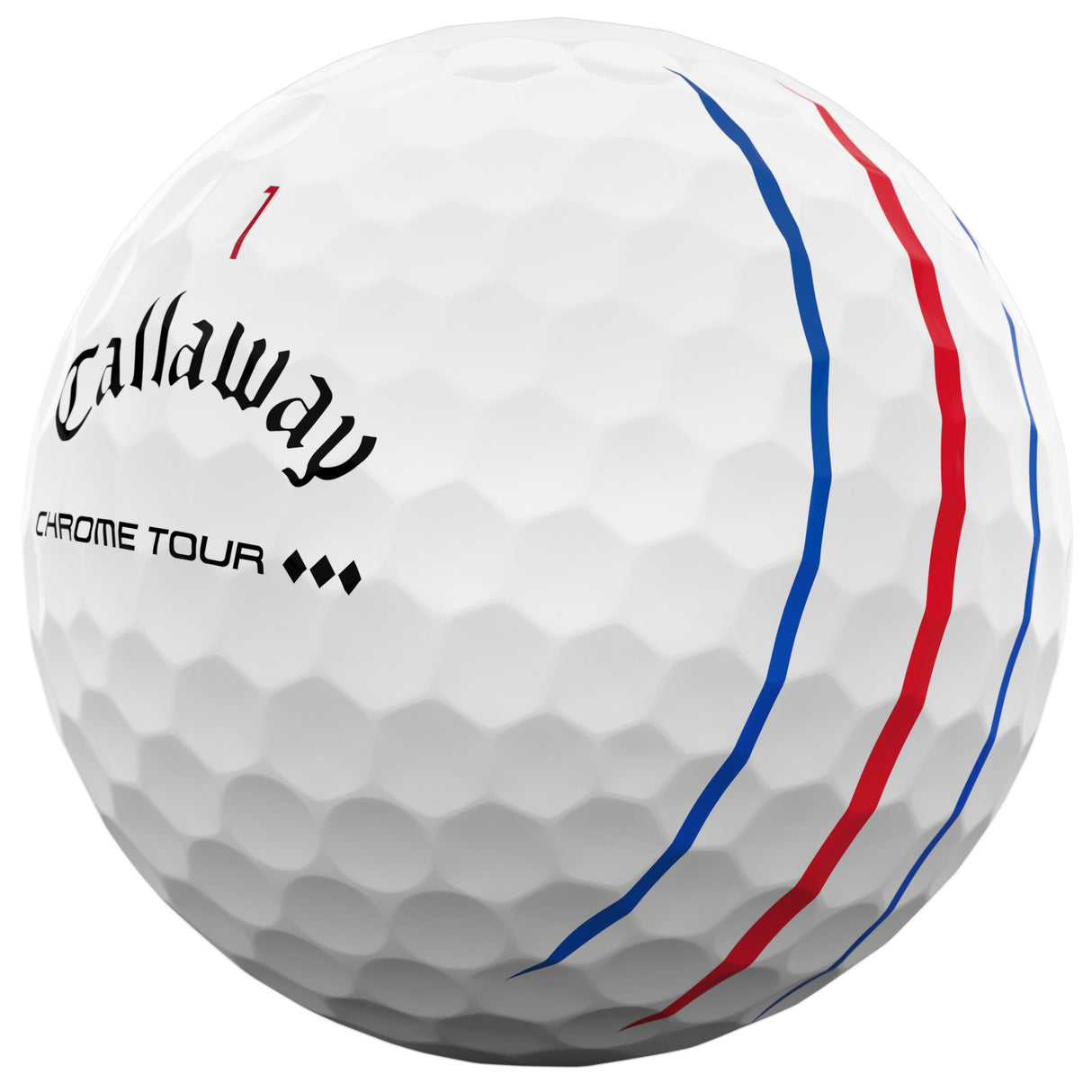 Callaway 2026 Chrome Tour TD Golfbälle, Triple Track, 12 Stück - Golflaedchen.de