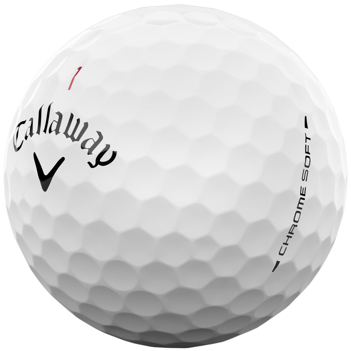 Callaway 2026 Chrome Soft Golfbälle, Weiß, 12 Stück - Golflaedchen.de