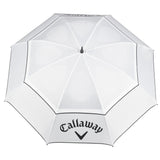 Callaway 64 inch Shield Double Canopy Golf Regenschirm / Sonnenschirm, Weiß / Schwarz - Golflaedchen.de